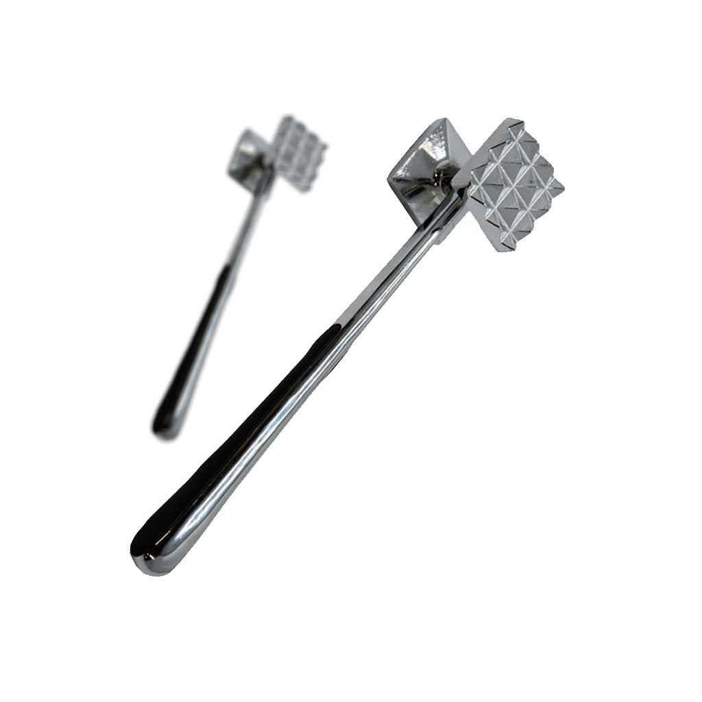 بیفتک کوب بیضی و مربعی استیل براق مدل ویکتوریا