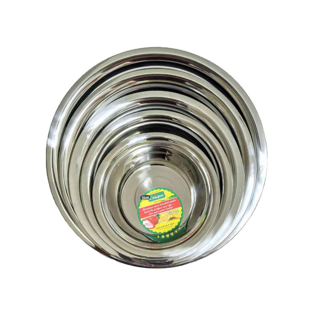 سرویس6پارچه لگن استیل