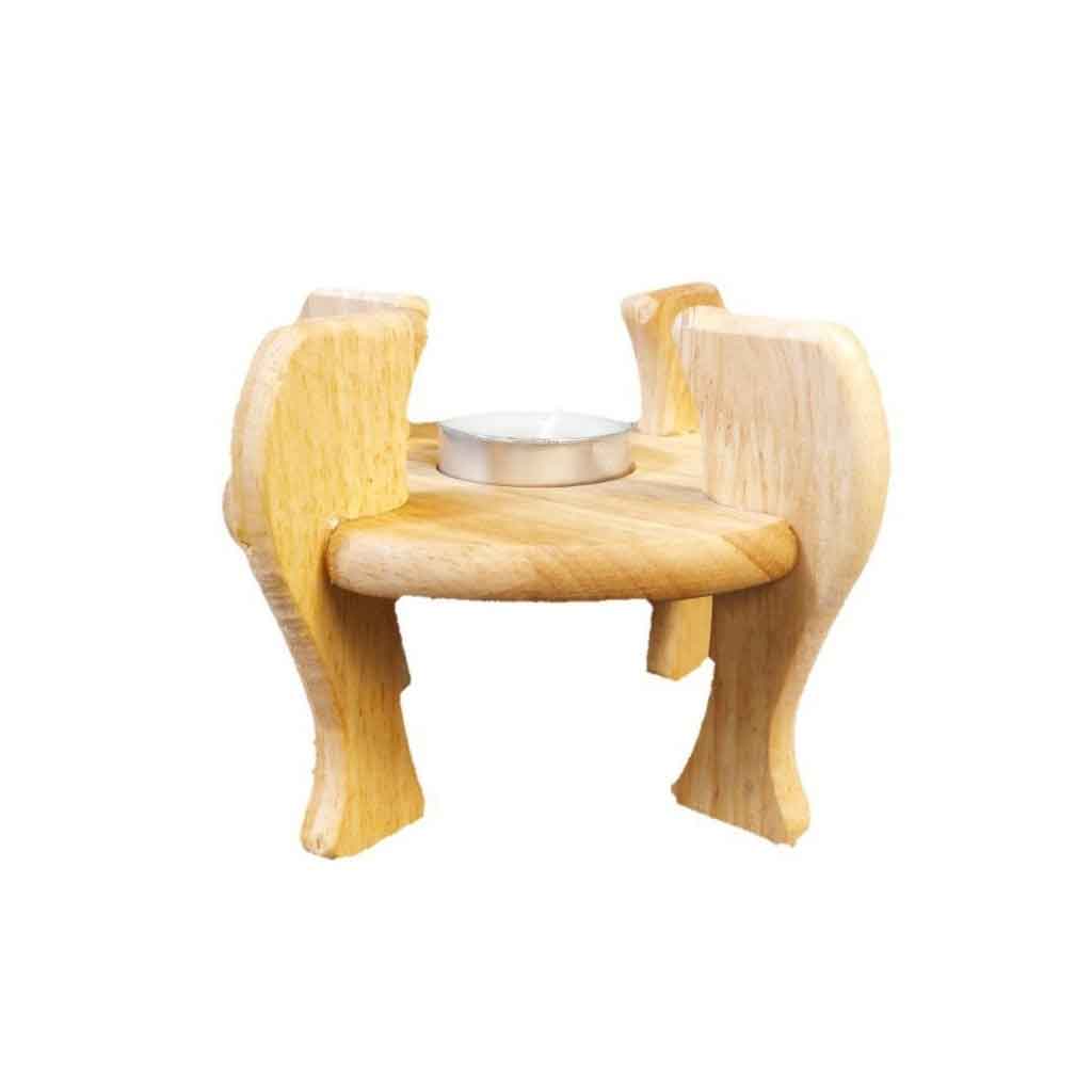 جا شمعی وارمر چوبی