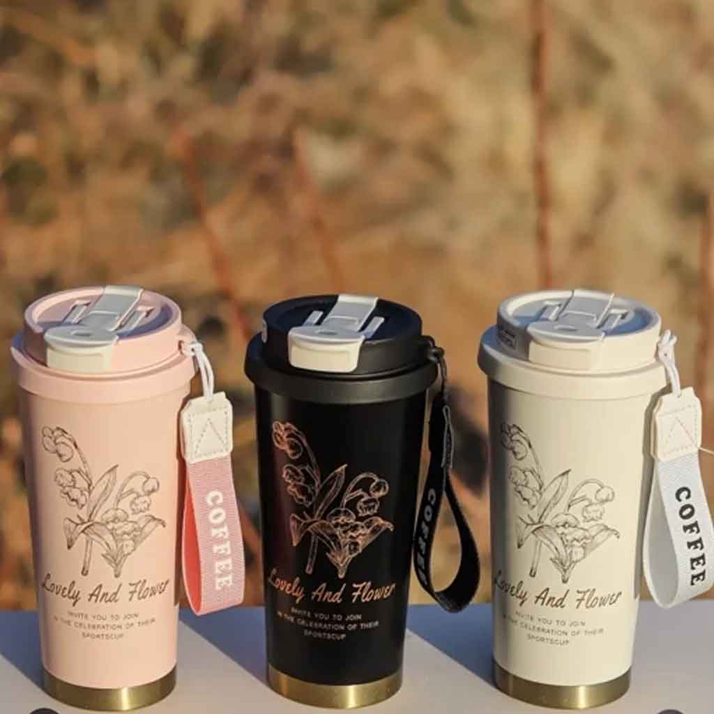 تراول ماگ گلدار